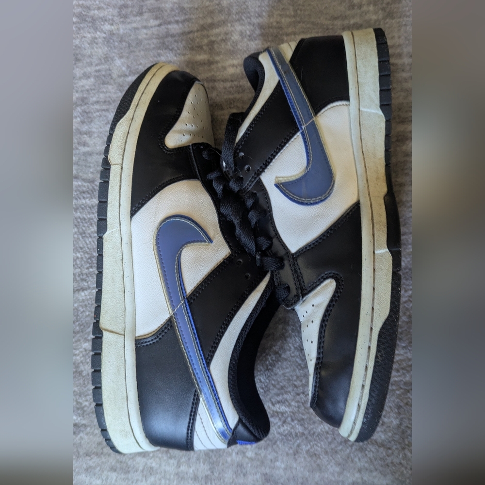 Nike Dunk Low Black White Blue
